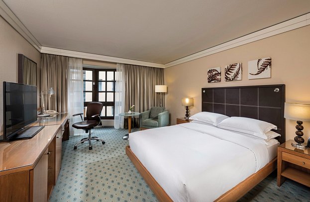 Hilton Dresden - Wohnbeispiel Doppelzimmer (Zimmercodierung DB1)