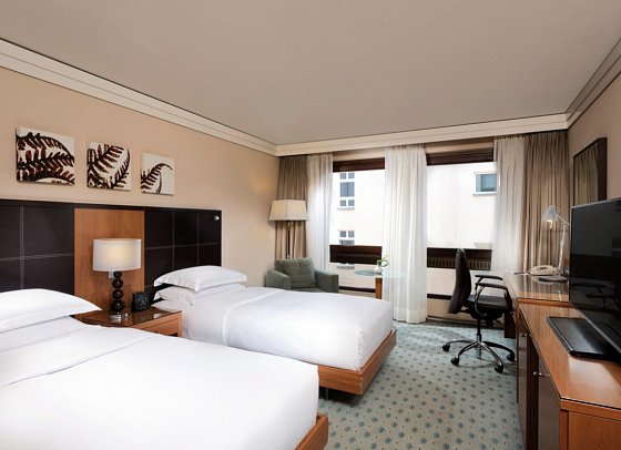 Hilton Dresden - Wohnbeispiel Doppelzimmer (Zimmercodierung DB1)