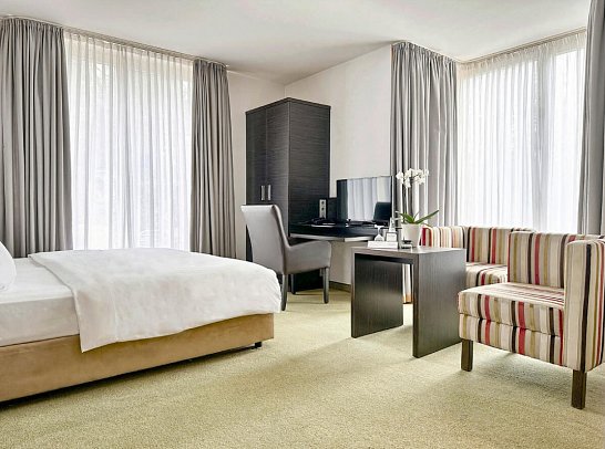 Radisson Blu Park Hotel & Conference Centre - Wohnbeispiel Doppelzimmer Standard Villenpark (Zimmercodierung DB1)