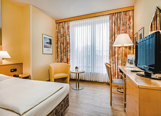 Taste Hotel Dresden - Wohnbeispiel Einzelzimmer (Zimmercodierung EB1)