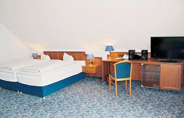 Alpina Lodge Hotel Oberwiesenthal - Wohnbeispiel Doppelzimmer Standard (Zimmercodierung DB1)