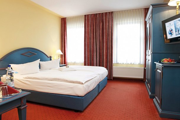 Buntes Haus Hotel Erbgericht - Wohnbeispiel Doppelzimmer Nussknacker (Zimmercodierung DB2)