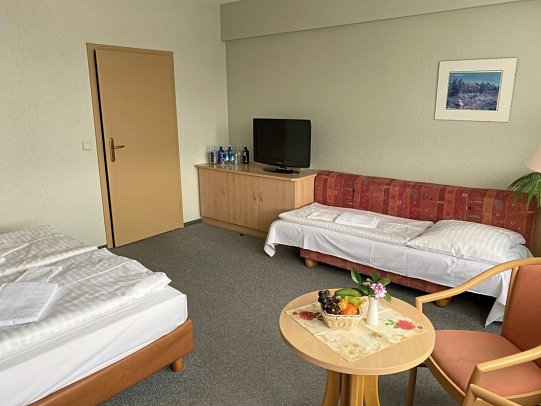 Hotel Lugsteinhof - Wohnbeispiel Dreibettzimmer (Zimmercodierung TB1)