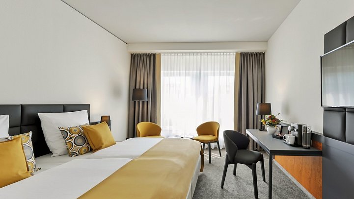 Dorint Hotel Dresden - Wohnbeispiel Doppelzimmer Superior (Zimmercodierungen DS1 & DS3)