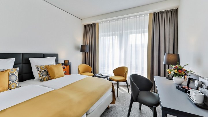 Dorint Hotel Dresden - Wohnbeispiel Doppelzimmer Superior (Zimmercodierungen DS1 & DS3)