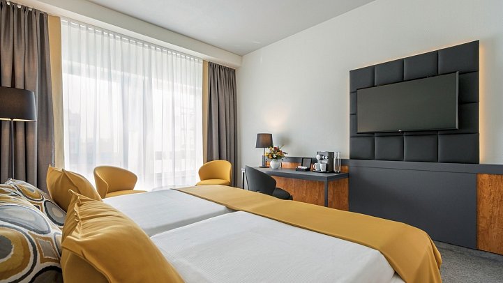 Dorint Hotel Dresden - Wohnbeispiel Doppelzimmer Superior (Zimmercodierungen DS1 & DS3)