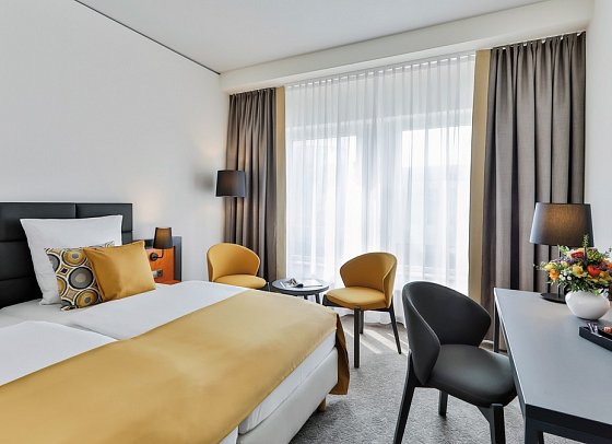 Dorint Hotel Dresden - Wohnbeispiel Doppelzimmer Superior (Zimmercodierungen DS1 & DS3)