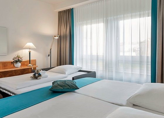 Dorint Hotel Dresden - Wohnbeispiel Familienzimmer (Zimmercodierung FB1)