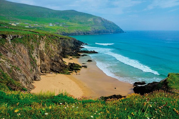 Entlang der Höhepunkte Irlands - Slea Head Beach, Dingle Halbinsel