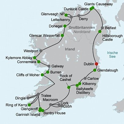 Irland komplett - Die große Rundreise