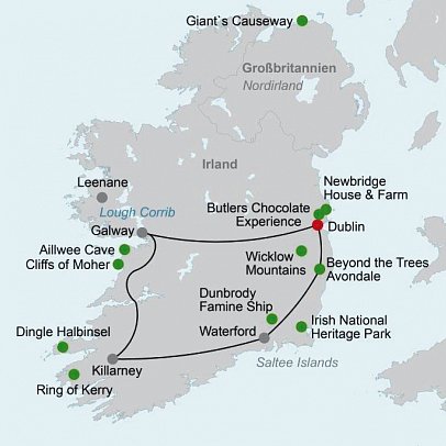 Familienerlebnistour Irland