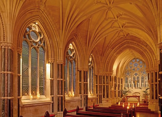 Herrschaftliches Irland - neugotische Kirche, Kylemore Abbey