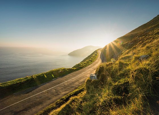 Irlands spektakuläre Küstenstraße - Coastal Road Keem Beach, Achill Island