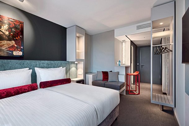Essential by Dorint Düsseldorf Deiker Höfe - Wohnbeispiel Doppelzimmer Essential (Zimmercodierung DB1)