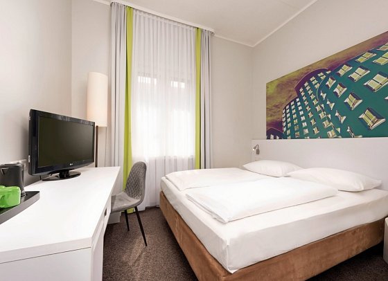 Wyndham Garden Düsseldorf City Centre Königsallee - Wohnbeispiel Doppelzimmer Standard (Zimmercodierung DG1)