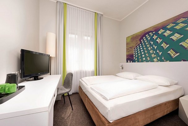 Wyndham Garden Düsseldorf City Centre Königsallee - Wohnbeispiel Doppelzimmer Standard (Zimmercodierung DG1)