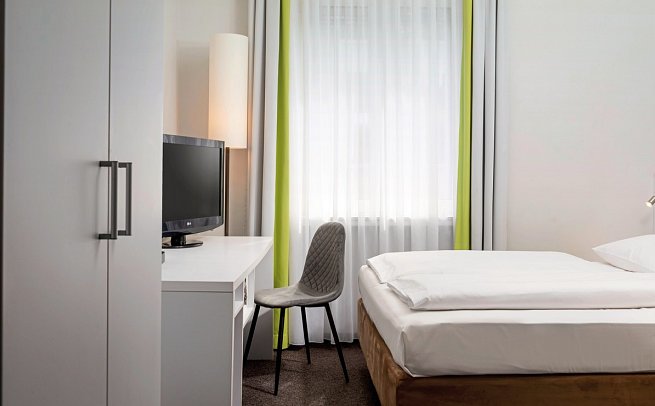 Wyndham Garden Düsseldorf City Centre Königsallee - Wohnbeispiel Doppelzimmer Standard (Zimmercodierung DG1)