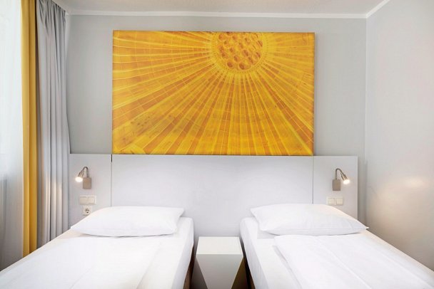 Wyndham Garden Düsseldorf City Centre Königsallee - Wohnbeispiel Doppelzimmer Standard (Zimmercodierung DG1)