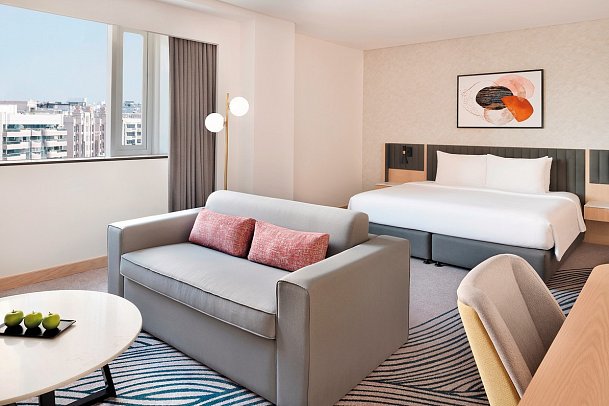 Crowne Plaza Dubai Jumeirah - Wohnbeispiel Junior Suite (Zimmercodierung JB1)