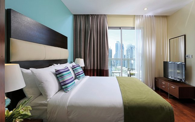 Ramada by Wyndham Downtown Dubai - Wohnbeispiel One Bed Room Downtown View (Zimmercodierung DB1)