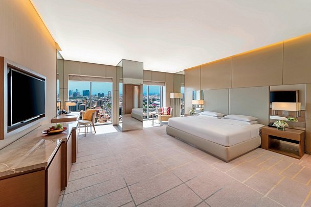 Hyatt Regency Dubai Creek Heights - Wohnbeispiel Club Deluxe King (Zimmercodierung UL2)