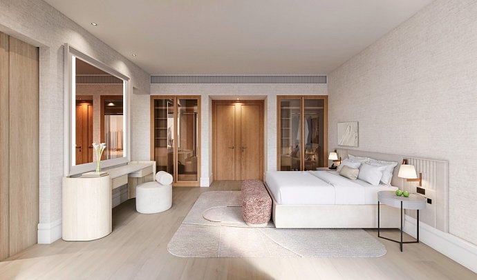 Delano Dubai - Wohnbeispiel Waking Eclipse Suite with Sea View (Zimmercodierung WB3)