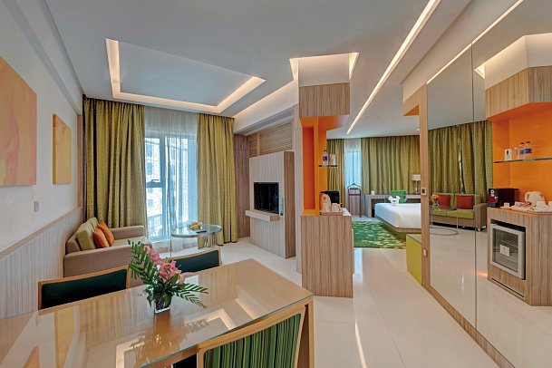 Al Khoory Atrium Hotel - Wohnbeispiel Wohnbeispiel Junior Suite (Zimmercodierung JB1)
