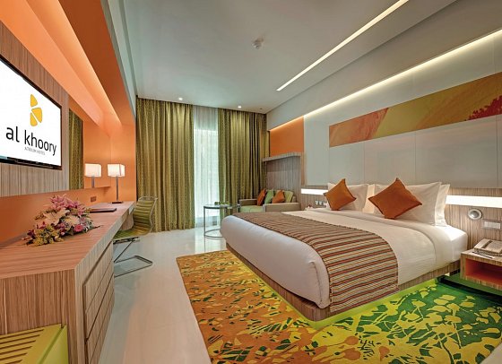 Al Khoory Atrium Hotel - Wohnbeispiel Wohnbeispiel Deluxe Room (Zimmercodierung UD1)