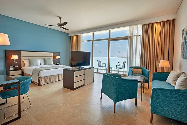 RIU Dubai - Wohnbeispiel Jr Suite Sea View (Zimmercodierung J1M)