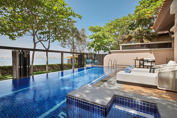 Anantara The Palm Dubai Resort - Wohnbeispiel One Bedroom Beach Pool Villa (Zimmercodierung V1M)