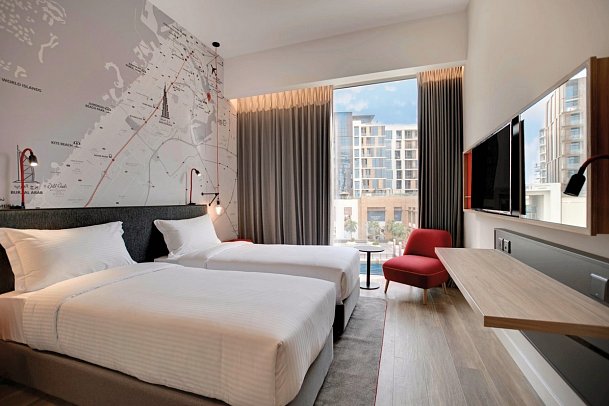 IntercityHotel Dubai Jaddaf Waterfront - Wohnbeispiel Superior Canal View Room