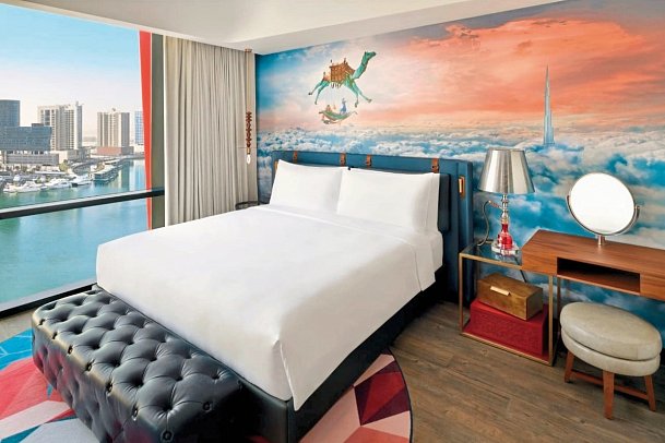 Hotel Indigo Dubai Downtown - Wohnbeispiel Superior Room Creek View (Zimmercodierung DS1)