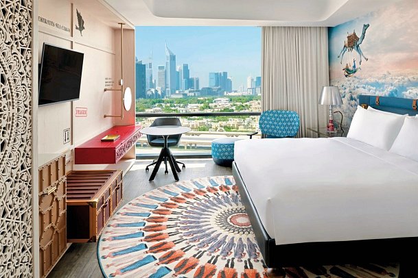 Hotel Indigo Dubai Downtown - Wohnbeispiel Standard Room City View (Zimmercodierung UP1)