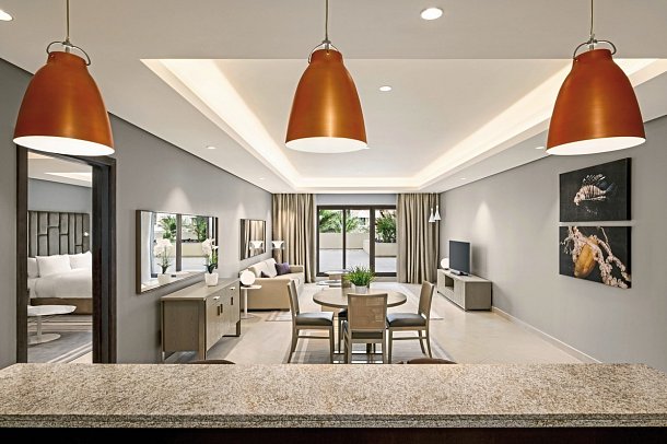 Wyndham Residences The Palm - Wohnbeispiel One Bedroom Apartment (Zimmercodierungen AB1, AB2 & A2M)