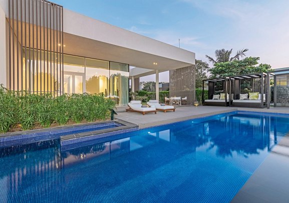 Al Zorah Beach Resort - Wohnbeispiel Premium Two Bedroom Beach Villa with Private Pool (Zimmercodierungen VM1 & VB2)