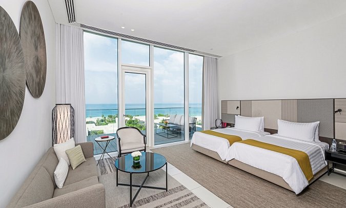 Al Zorah Beach Resort - Wohnbeispiel Kohinoor Suite with Private Terrace (Zimmercodierung WB1)