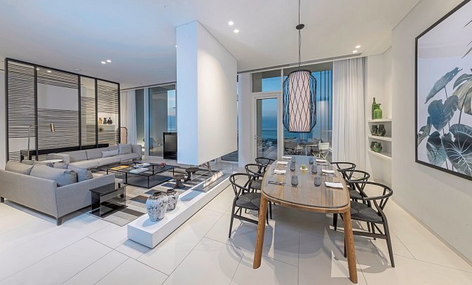 Al Zorah Beach Resort - Kohinoor Ocean View Suite with Private Terrace Living Room (Zimmercodierung WB1)