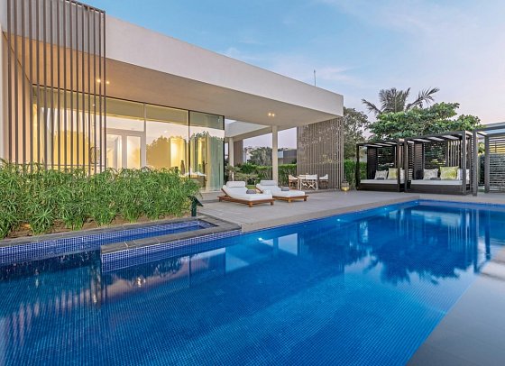 Al Zorah Beach Resort - Wohnbeispiel Premium Two Bedroom Beach Villa with Private Pool (Zimmercodierungen VM1 & VB2)