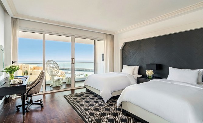 Fairmont Fujairah Beach Resort - Wohnbeispiel One Bedroom Suite (Zimmercodierung WB1)