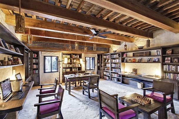 Six Senses Zighy Bay - Bücherei