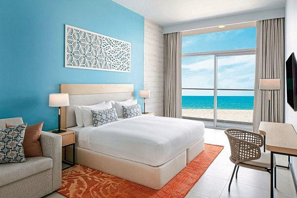 Centara Mirage Beach Resort Dubai - Wohnbeispiel Superior Room Sea View (Zimmercodierungen DSM & UP2)