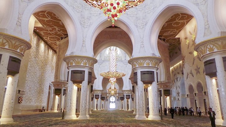 Höhepunkte der Emirate - Sheikh Zayed Moschee