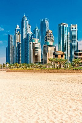 Wüstenmetropolen & Weihrauchduft - Marina Beach, Dubai