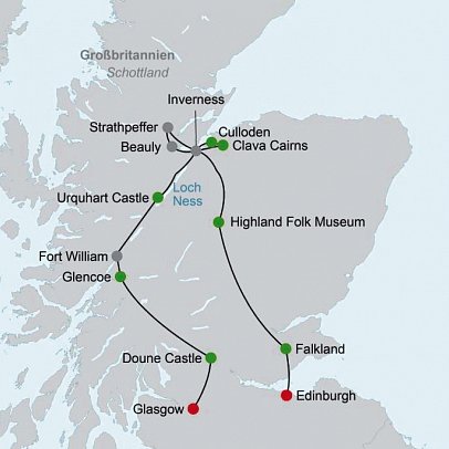 Schottland auf den Spuren von Jamie und Claire