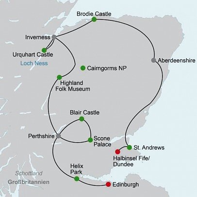 Familienerlebnistour Schottland
