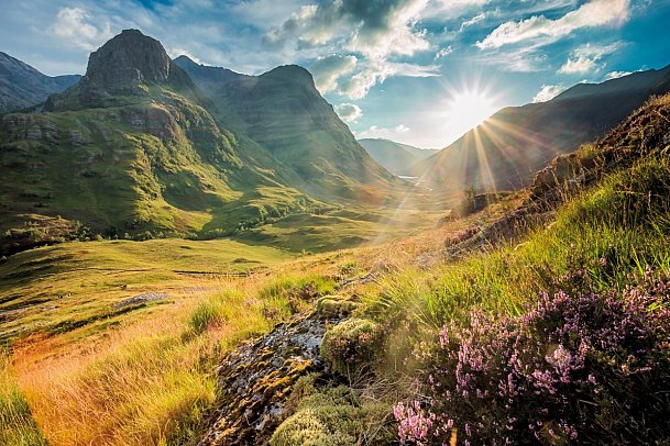 Schottlands klassische Rundreise - Städte, Highlands und die Insel Skye - Glencoe Tal