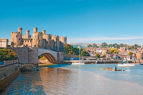 Erlebnis Grüne Inseln - Großbritannien und Irland - Schloss Conwy, Wales