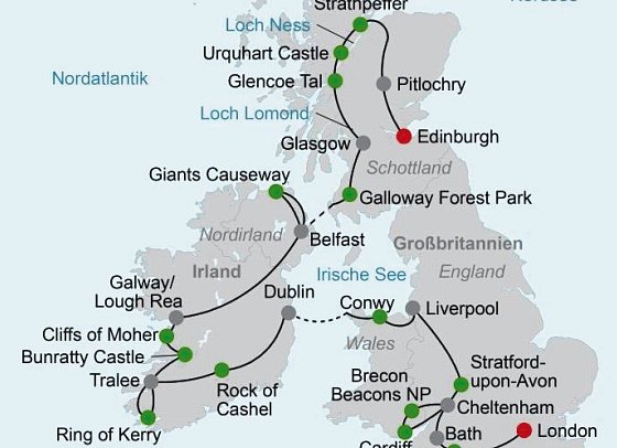 Erlebnis Grüne Inseln - Großbritannien und Irland
