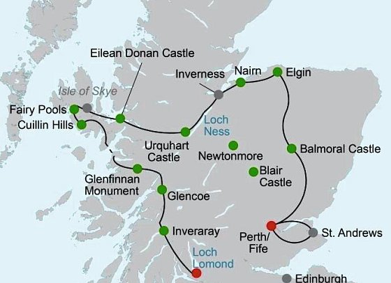 Stippvisite Schottland