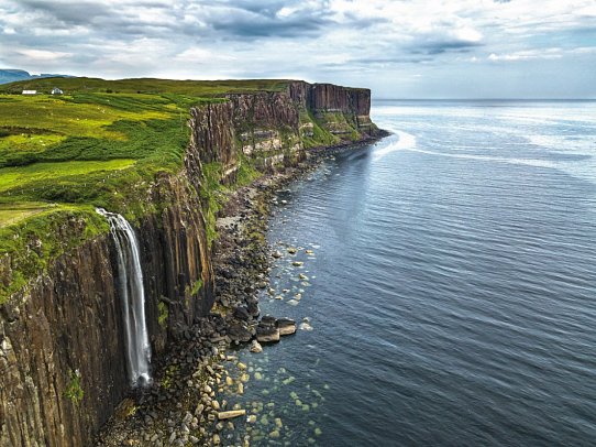 Stippvisite Schottland - Kilt Rock Wasserfall, Isle of Skye